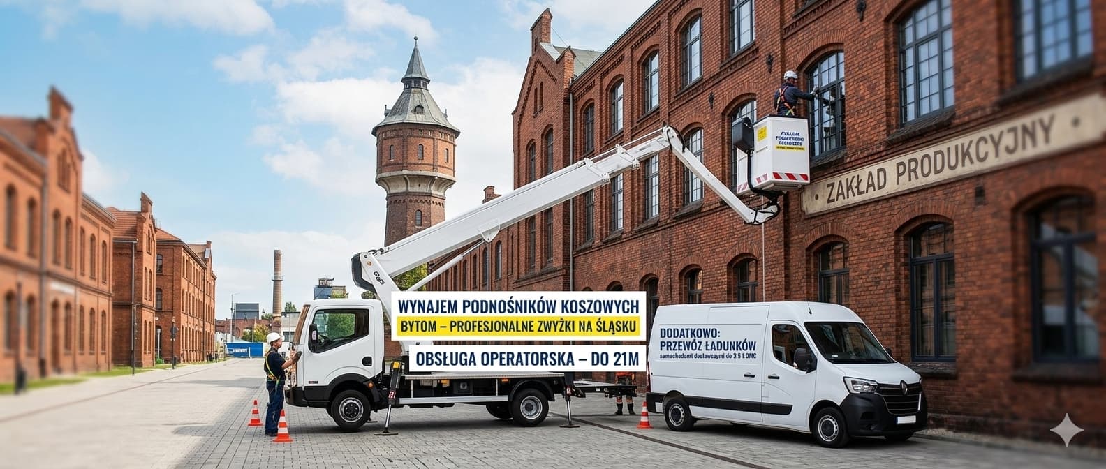 Wynajem Podnośników Bytom – Profesjonalne Zwyżki Śląsk